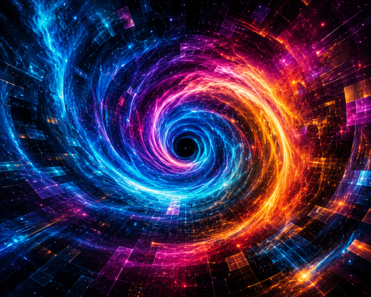 Vortex Dimension Warp Wall Mural
