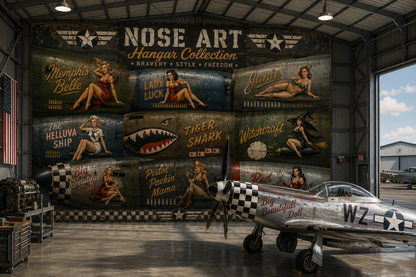 Nose Art Hangar Collection Wall Mural