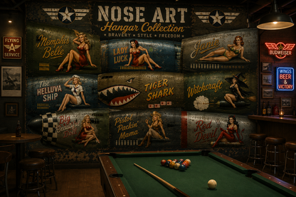 Nose Art Hangar Collection Wall Mural