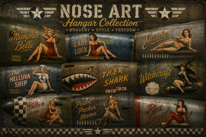 Nose Art Hangar Collection Wall Mural