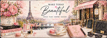 Paris Café Chic Desk Mat