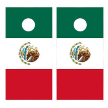 Flag of Mexico Cornhole Board Decal Wraps