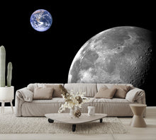 Moon Wallpaper and Earth Outer Space Large Wall Mural living room