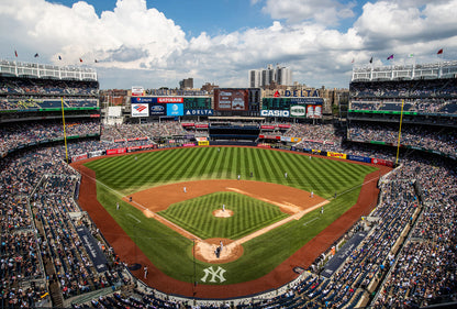 Yankee's Stadium Baseball Diamond Field Custom Designed Wallpaper