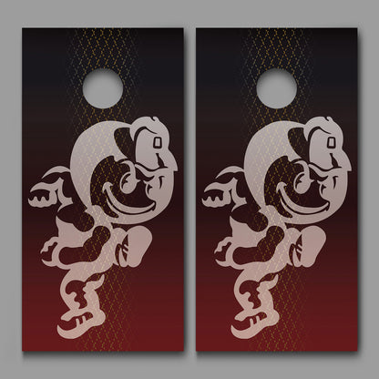 OSU Brutus Only Design Cornhole Board Decal Wraps - 150710