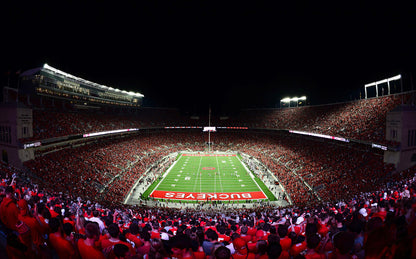 Ohio State Football Stadium Night Wall Mural