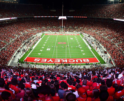 Ohio State Football Stadium Night Wall Mural