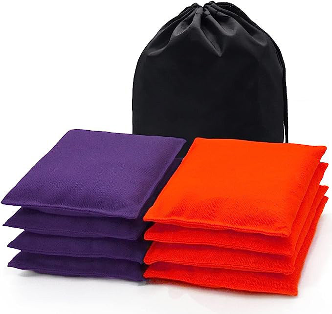 Corn Hole Bags - Regulation Size and Weight - 8 Bags Choose Colors