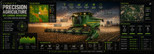 Precision Agriculture GPS Combine Desk Mat