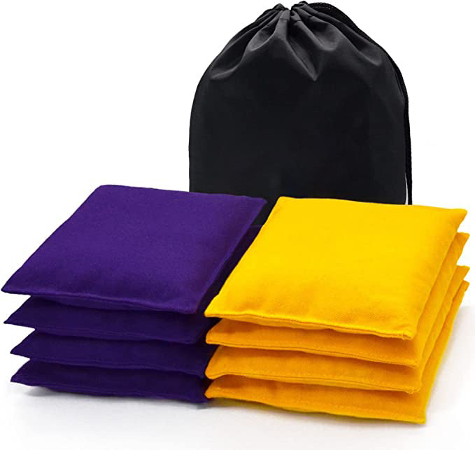 Corn Hole Bags - Regulation Size and Weight - 8 Bags Choose Colors