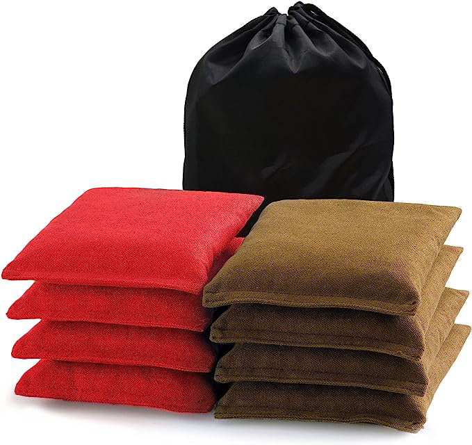 Corn Hole Bags - Regulation Size and Weight - 8 Bags Choose Colors