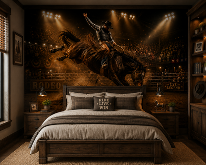 Rodeo Arena Spotlight Wall Mural