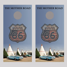 Route 66 Wigwam Village Motel Cornhole Board Decal Wraps
