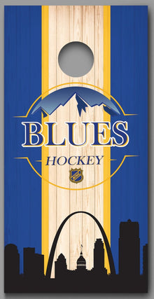 Saint Louis Blues Combo Design Corn Hole Board Decal Wraps