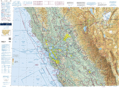 Aeronautical Chart San Francisco Wall Mural