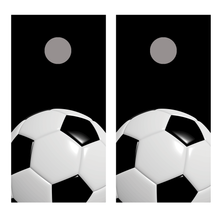 Soccer Ball B Cornhole Board Decal Wraps