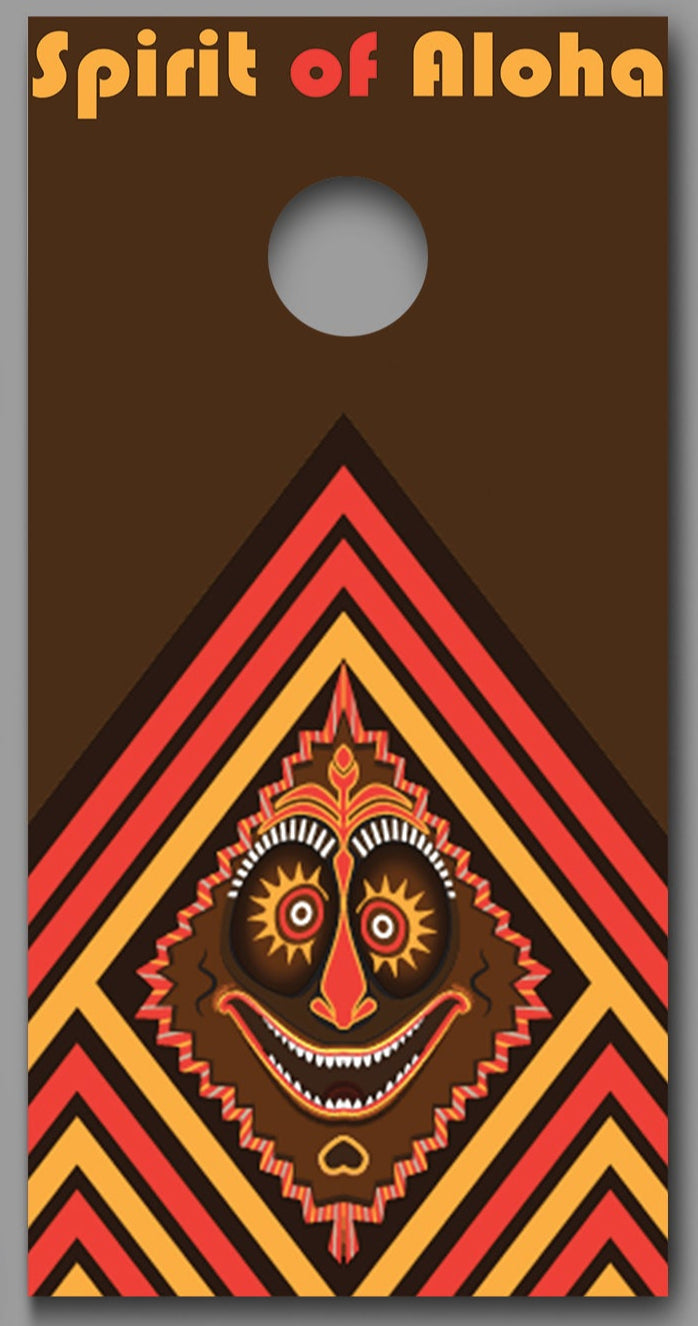 Spirit of Aloha Hawaii Corn Hole Board Decal Wraps