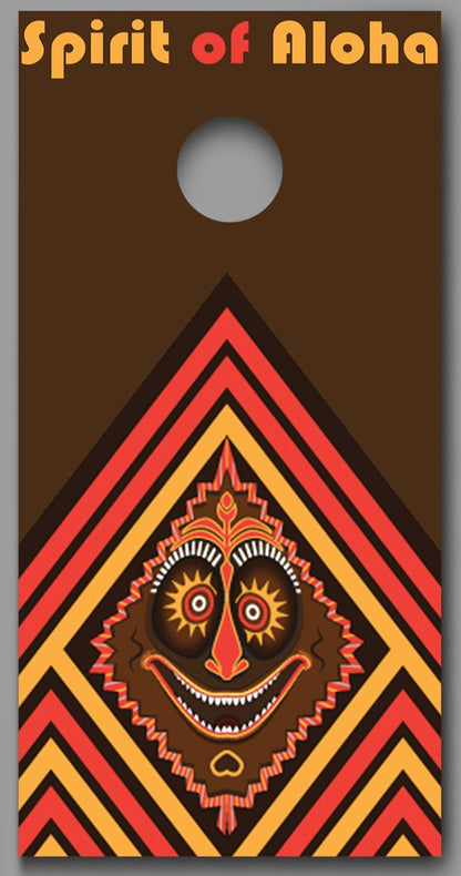 Spirit of Aloha Hawaii Corn Hole Board Decal Wraps