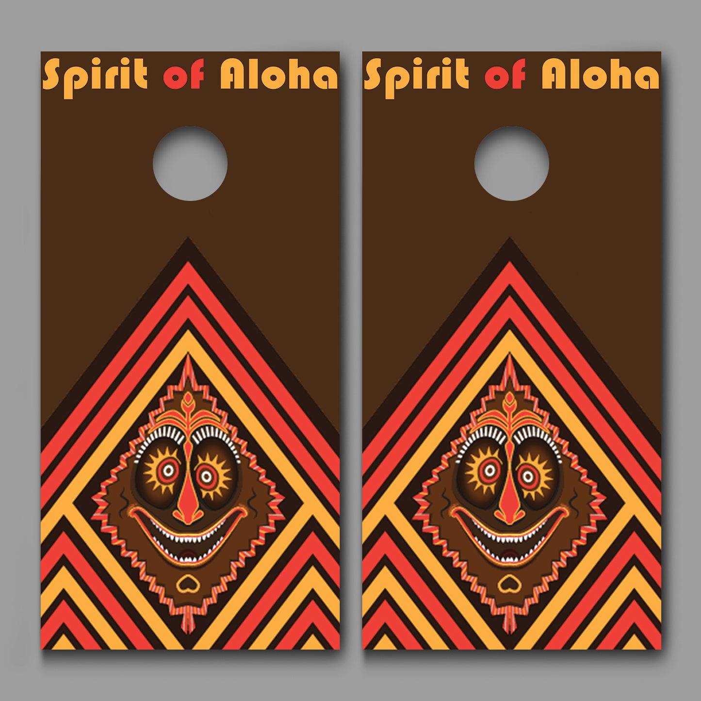 Spirit of Aloha Hawaii Corn Hole Board Decal Wraps