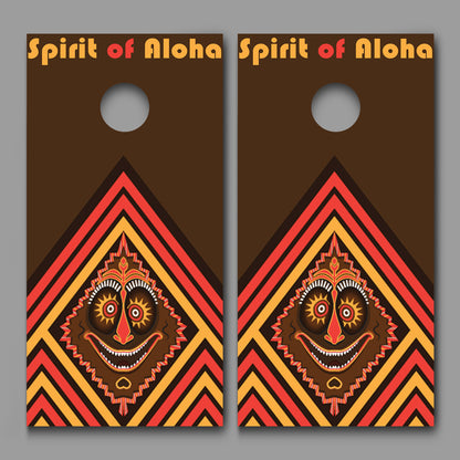 Spirit of Aloha Hawaii Corn Hole Board Decal Wraps
