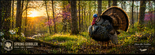 Turkey Woods Spring Gobbler Desk Mat
