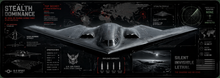 Stealth Bomber Strategic Strike Desk Mat