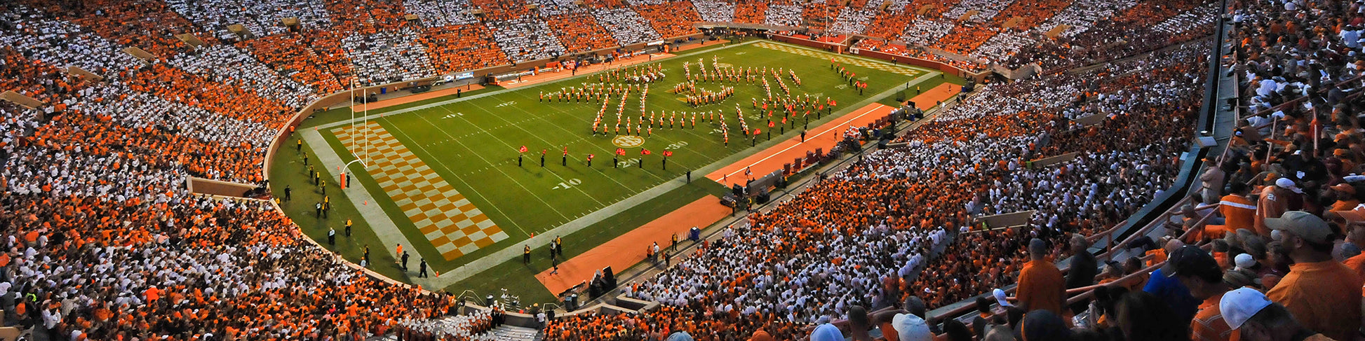 Tennessee Neyland Football Stadium Wallpaper Mural – Let's Print Big, image size:1946x487