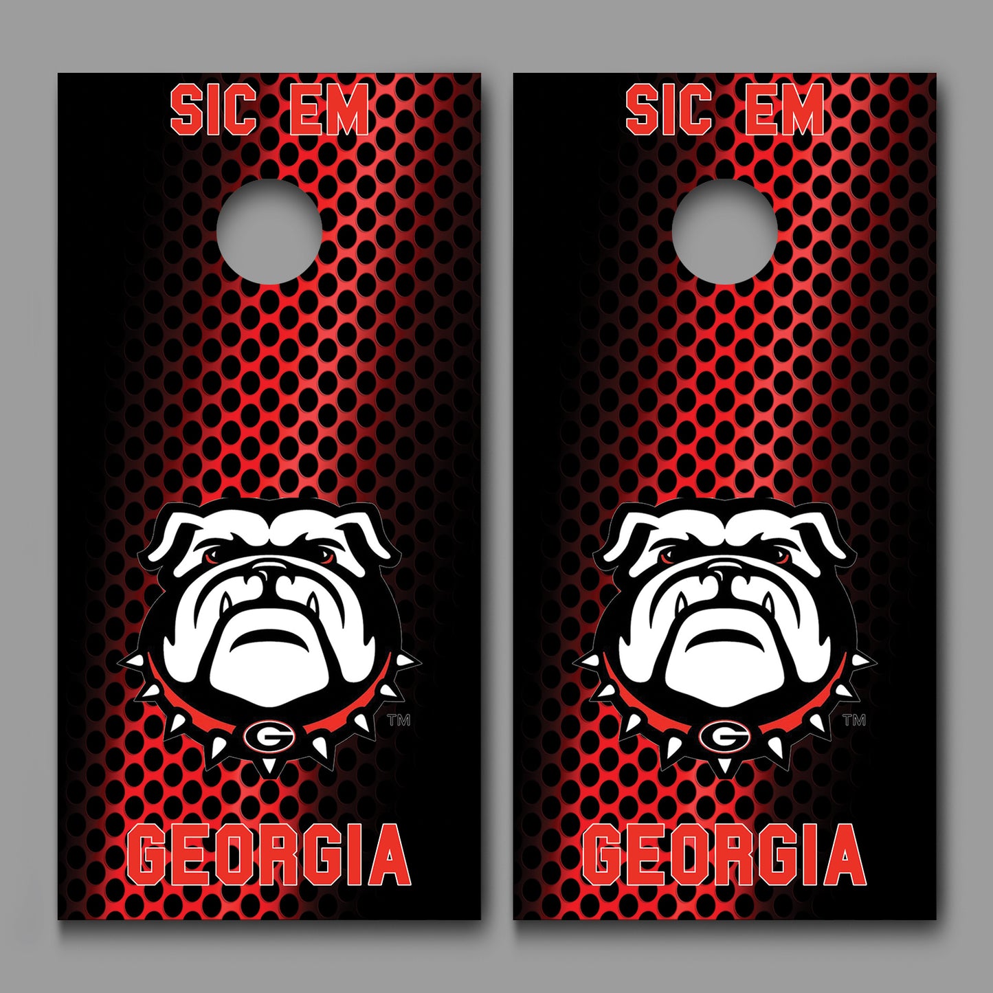 Georgia Bulldogs Design A Corn Hole board decal wrap