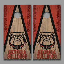 Georgia Bulldogs Design D Corn Hole board decal wrap