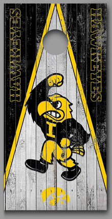 University of Iowa Corn hole Board Decal Wrap