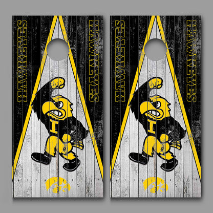 University of Iowa Corn hole Board Decal Wrap