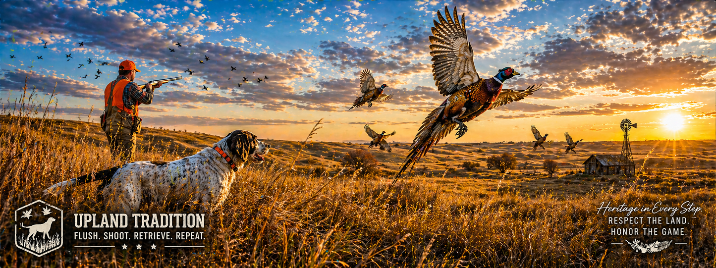 Upland Bird Field Hunt Desk Mat