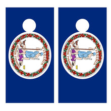 Flag of Virginia Cornhole Board Decal Wraps