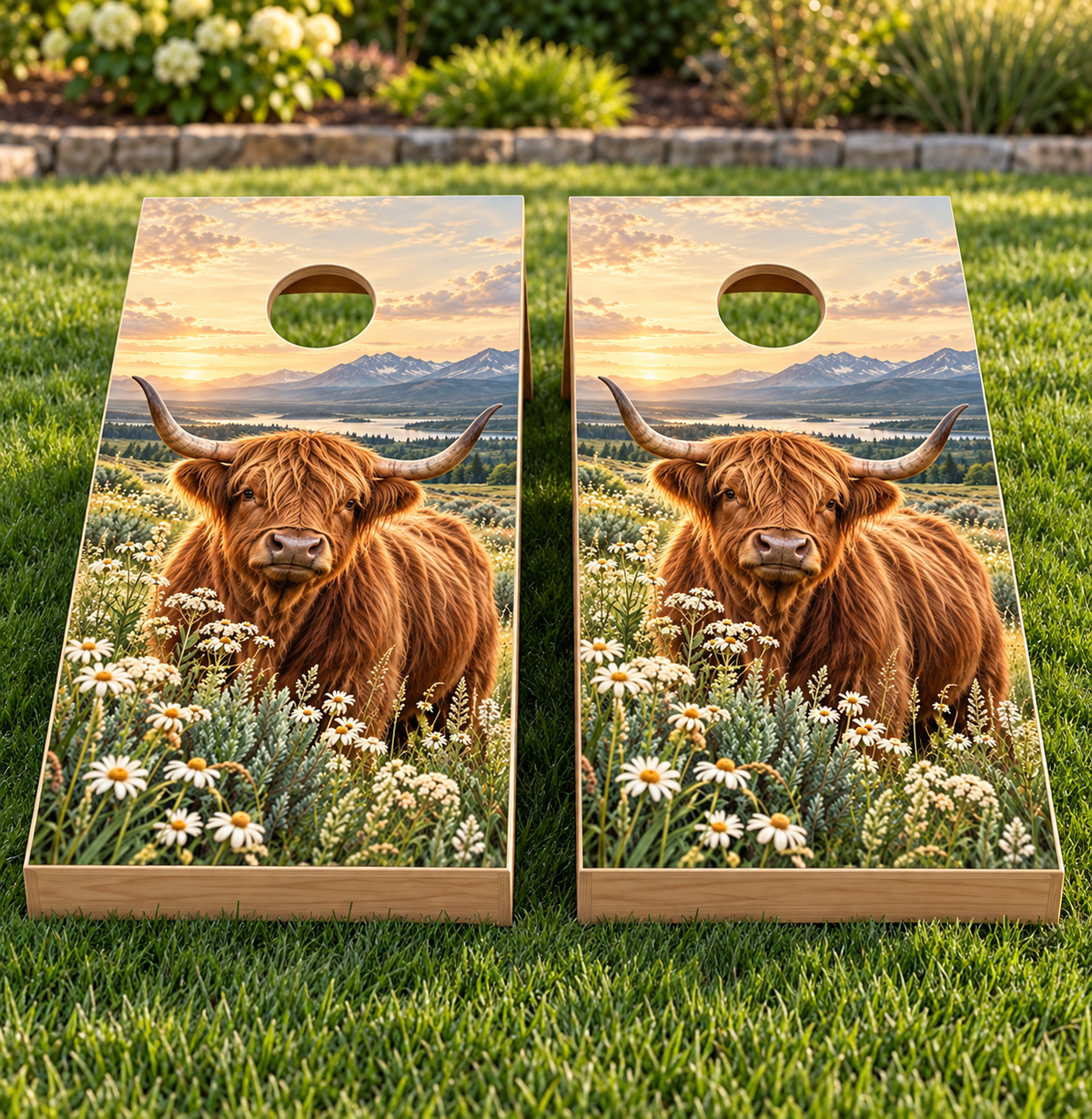 Alpine Highland Wildflowers matching board mockup; boards not included