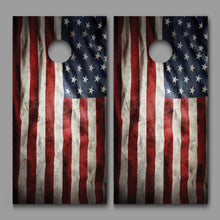 American Flag Grunge Corn hole Wraps Decals - 150685