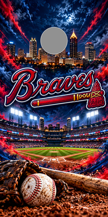 Atlanta Braves cornhole wrap gray hole placement preview
