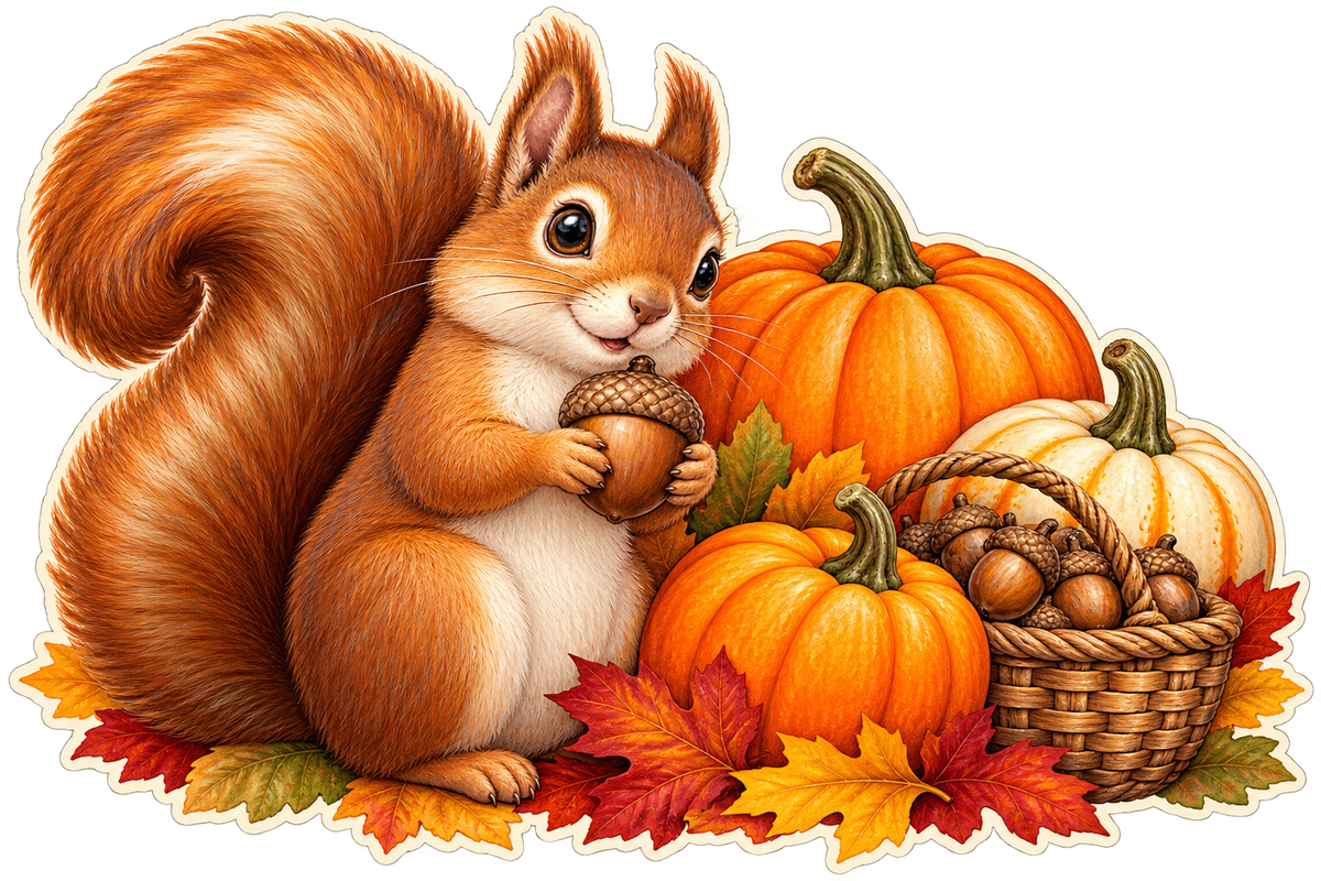 Autumn Squirrel Feast standalone