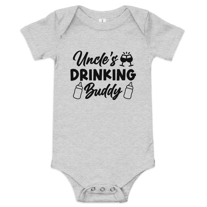 Uncles Drinking Buddy Baby short sleeve one piece