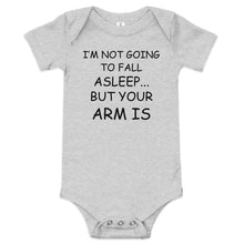I'm Not Falling Asleep Baby short sleeve one piece