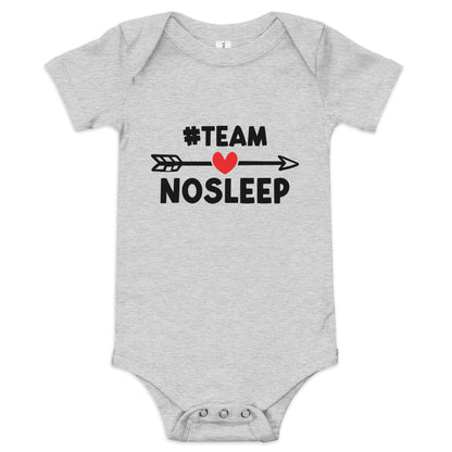Team No Sleep Baby short sleeve one piece