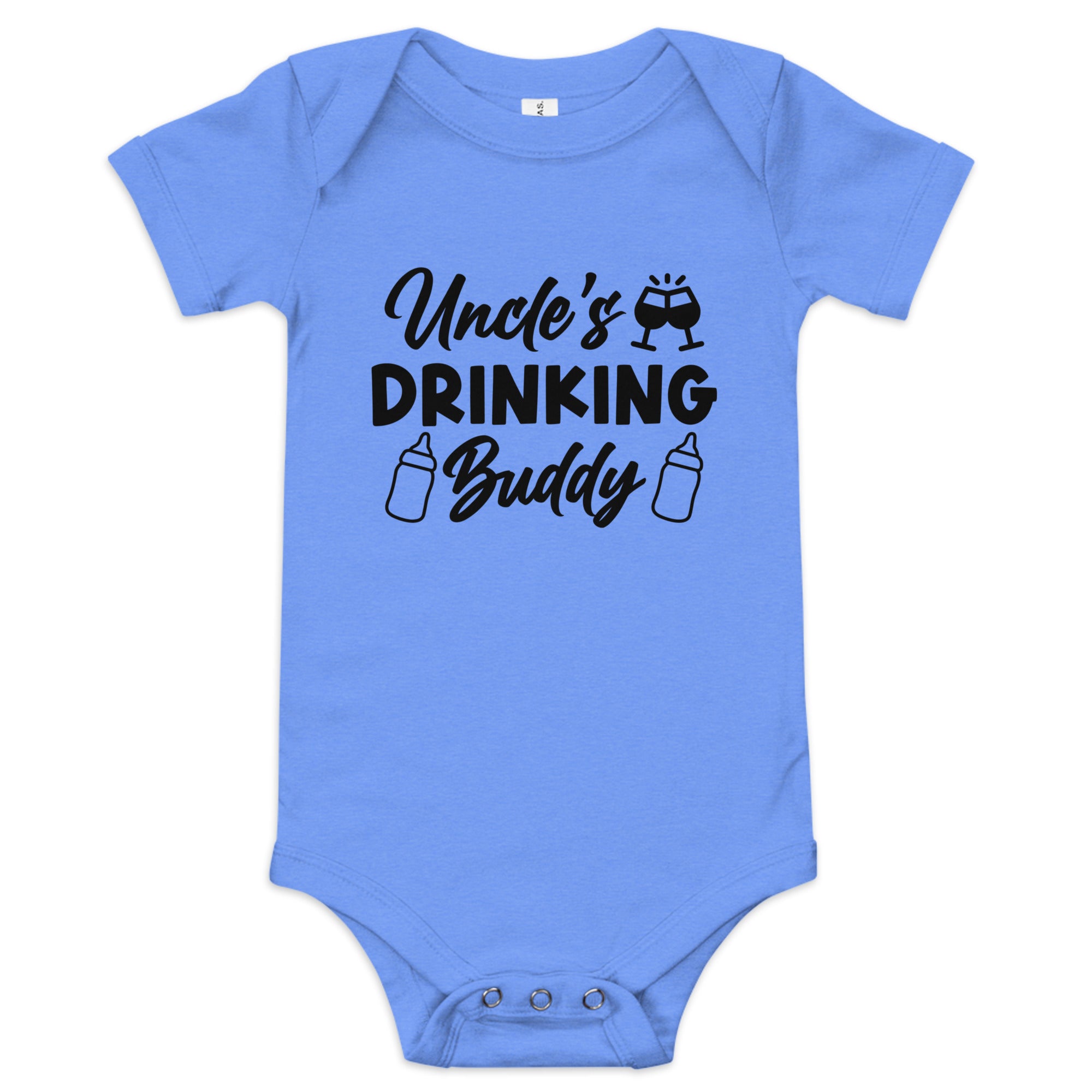 Uncles Drinking Buddy Baby short sleeve one piece