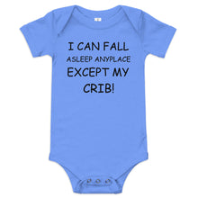 I Can Fall Asleep Anyplace Baby short sleeve one piece