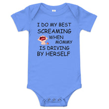 I Do My Best Screaming Baby short sleeve one piece