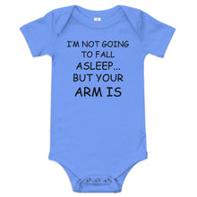 I'm Not Falling Asleep Baby short sleeve one piece