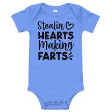 Stealing Hearts Making Farts Baby short sleeve one piece