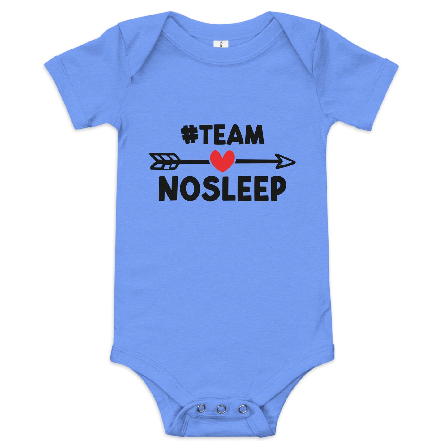 Team No Sleep Baby short sleeve one piece