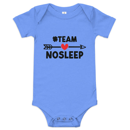 Team No Sleep Baby short sleeve one piece