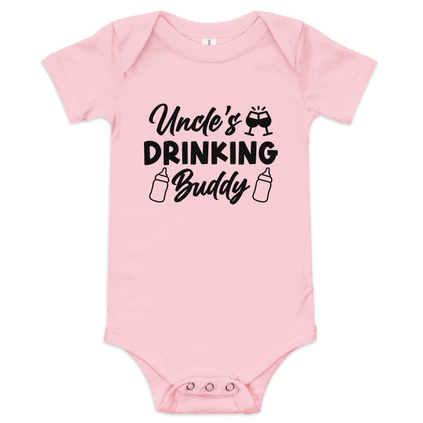 Uncles Drinking Buddy Baby short sleeve one piece
