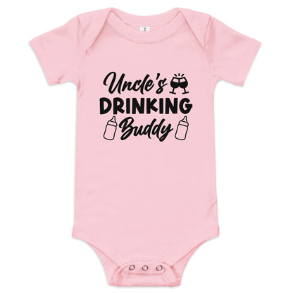 Uncles Drinking Buddy Baby short sleeve one piece