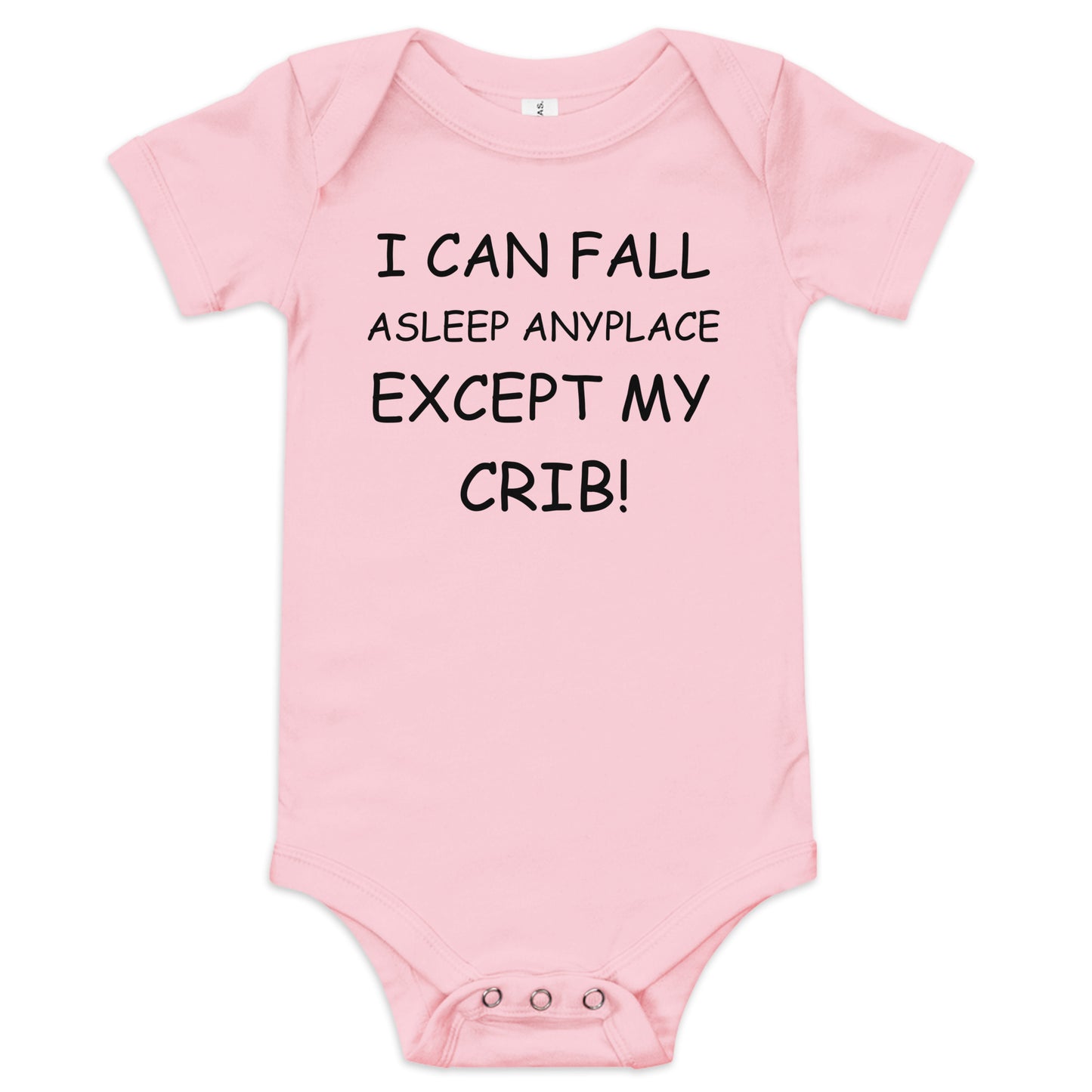 I Can Fall Asleep Anyplace Baby short sleeve one piece